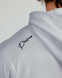 Light Gray Cursive Golf Hoodie