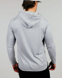 Light Gray Cursive Golf Hoodie