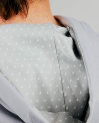 Light Gray Cursive Golf Hoodie