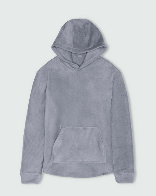 Light Gray Polar Fleece Hoodie