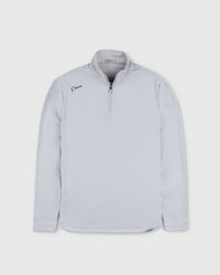 Light Gray Cursive Quarterzip