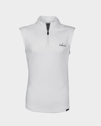 Light Gray Quarter Zip Vest