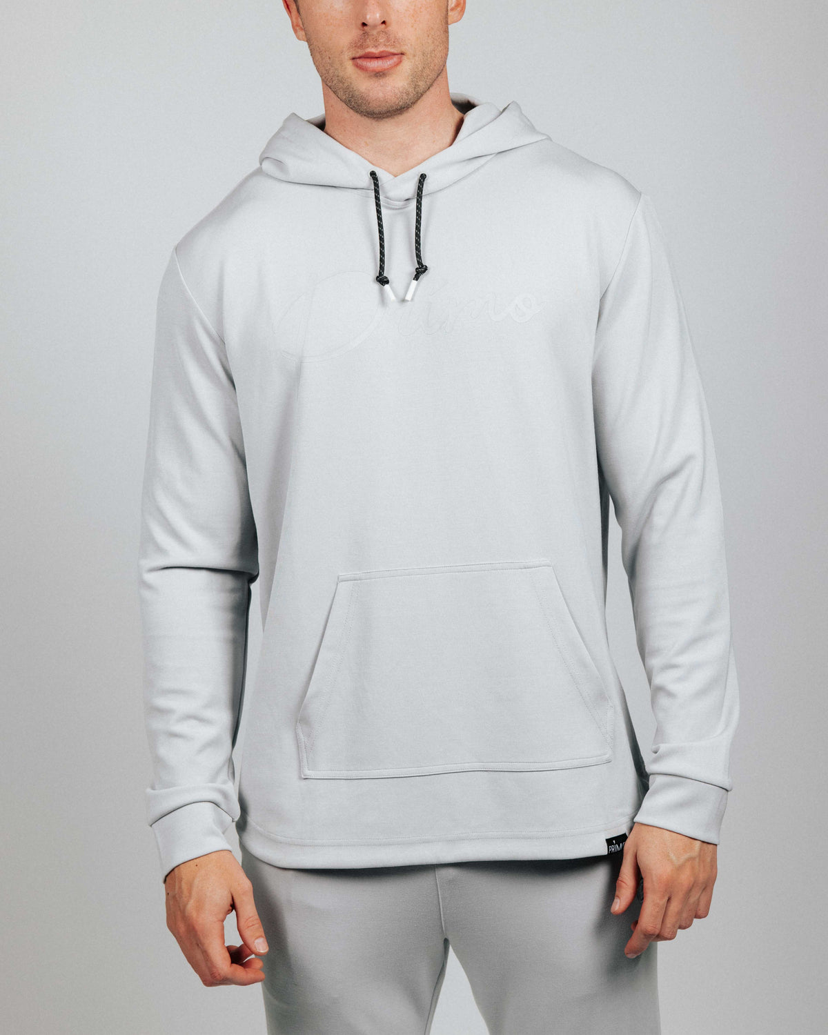 Men's Light Gray Cloud Fleece Hoodie