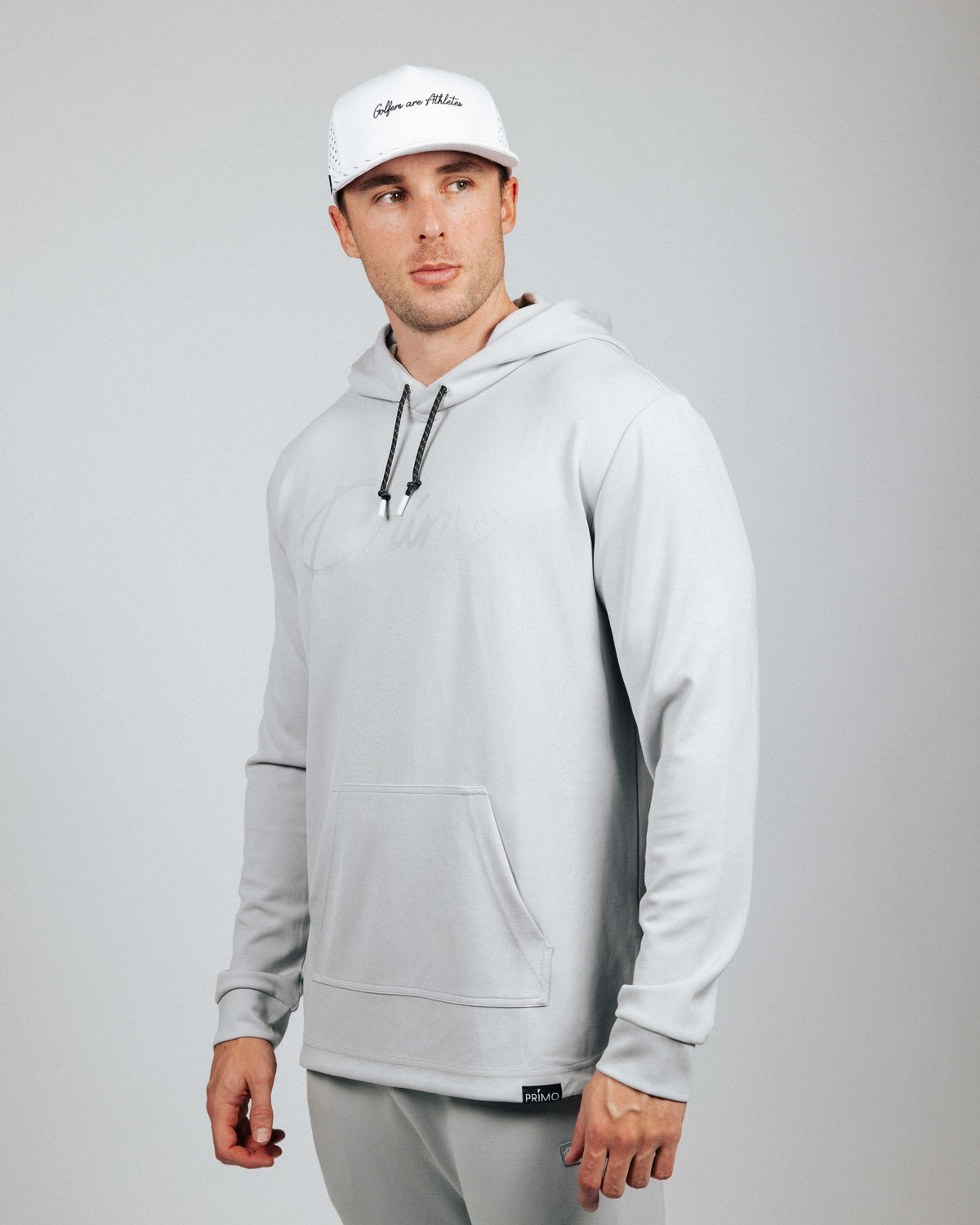 Men's Light Gray Cloud Fleece Hoodie