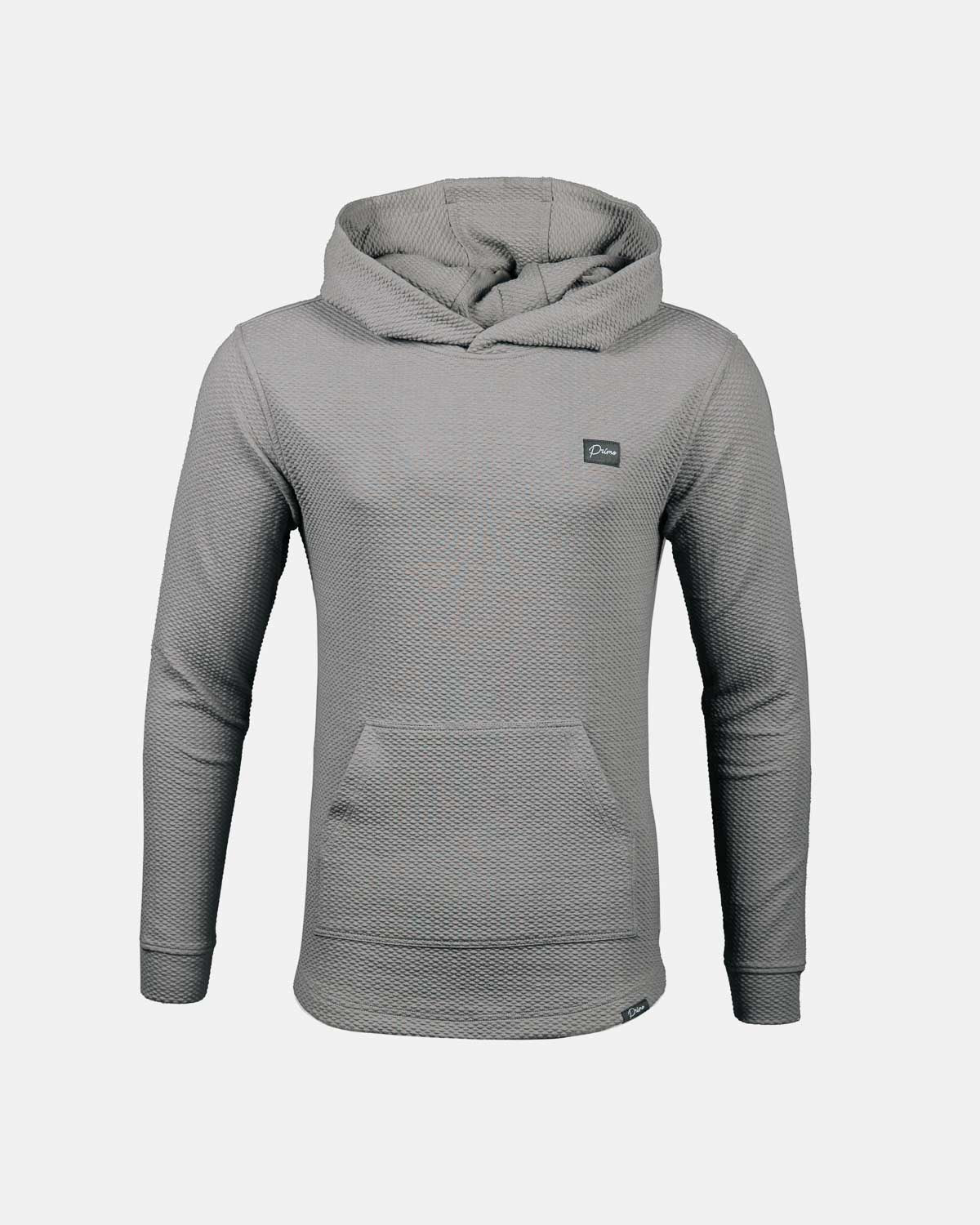 Light Gray Waffle Hoodie – Primo Golf Apparel