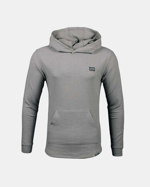 Light Gray Waffle Hoodie