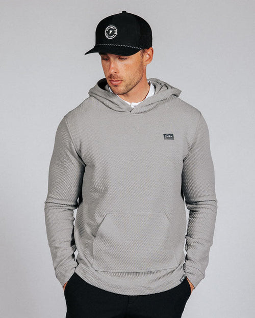 Primo Waffle Hoodie - Light Gray