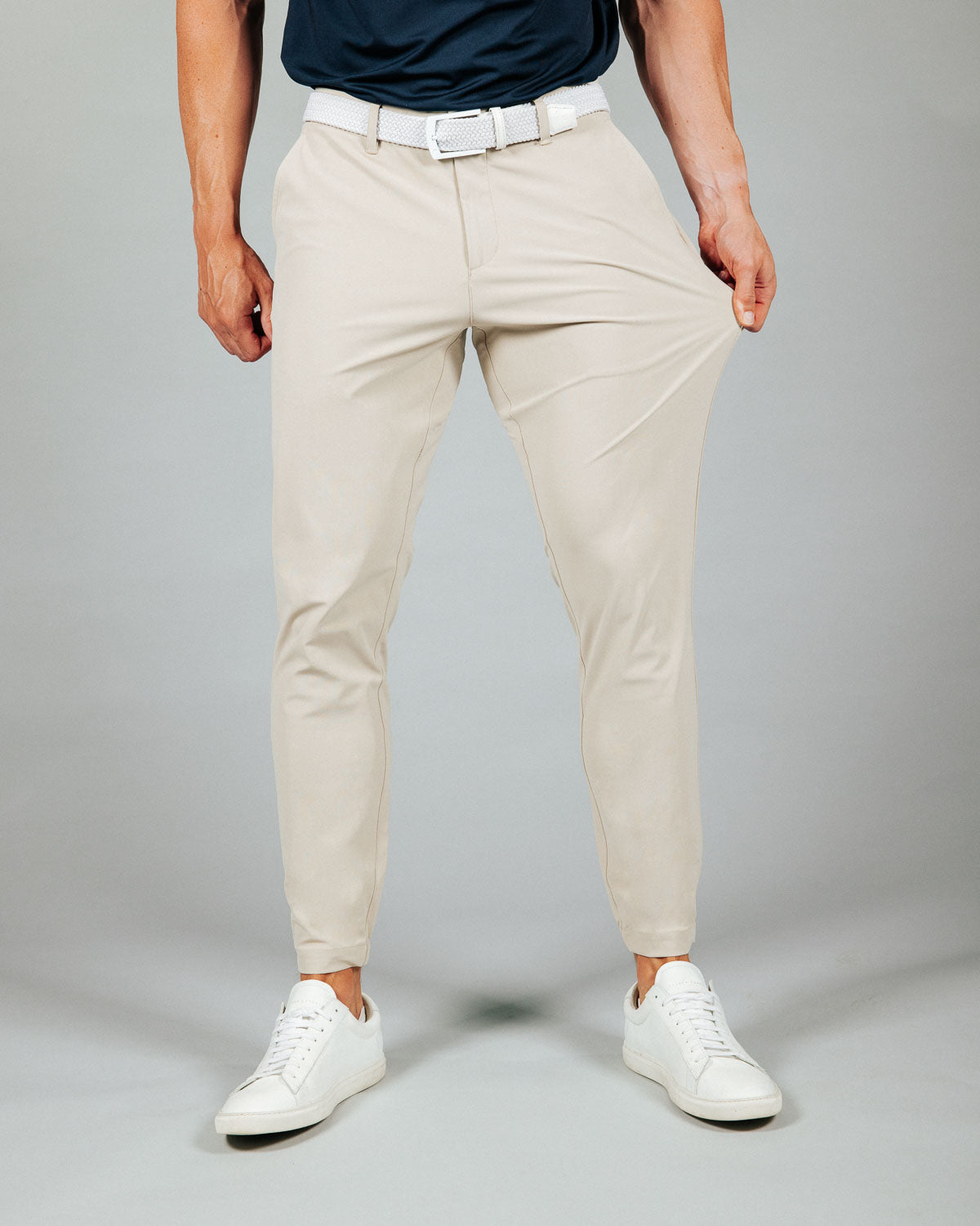 Men's Light Khaki City Jogger – Primo Golf Apparel