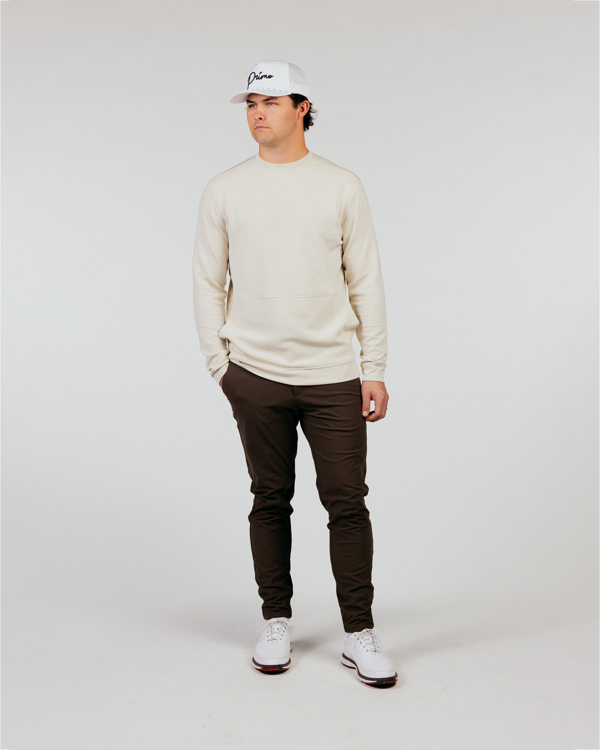 Light Khaki Fairway Crew Neck