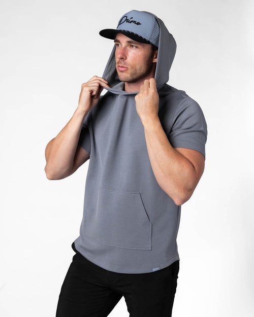 Light Gray CoreSoft Hooded Tee