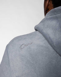 Light Gray Polar Fleece Hoodie