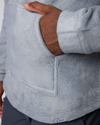 Light Gray Polar Fleece Hoodie