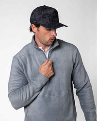 Men’s Polar Fleece Q Zip - Light Gray