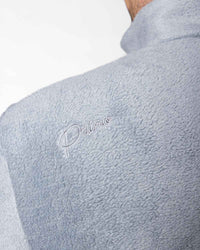 Light Gray Polar Fleece Q Zip