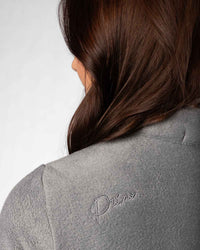 Women's Light Gray Polar Fleece Q Zip