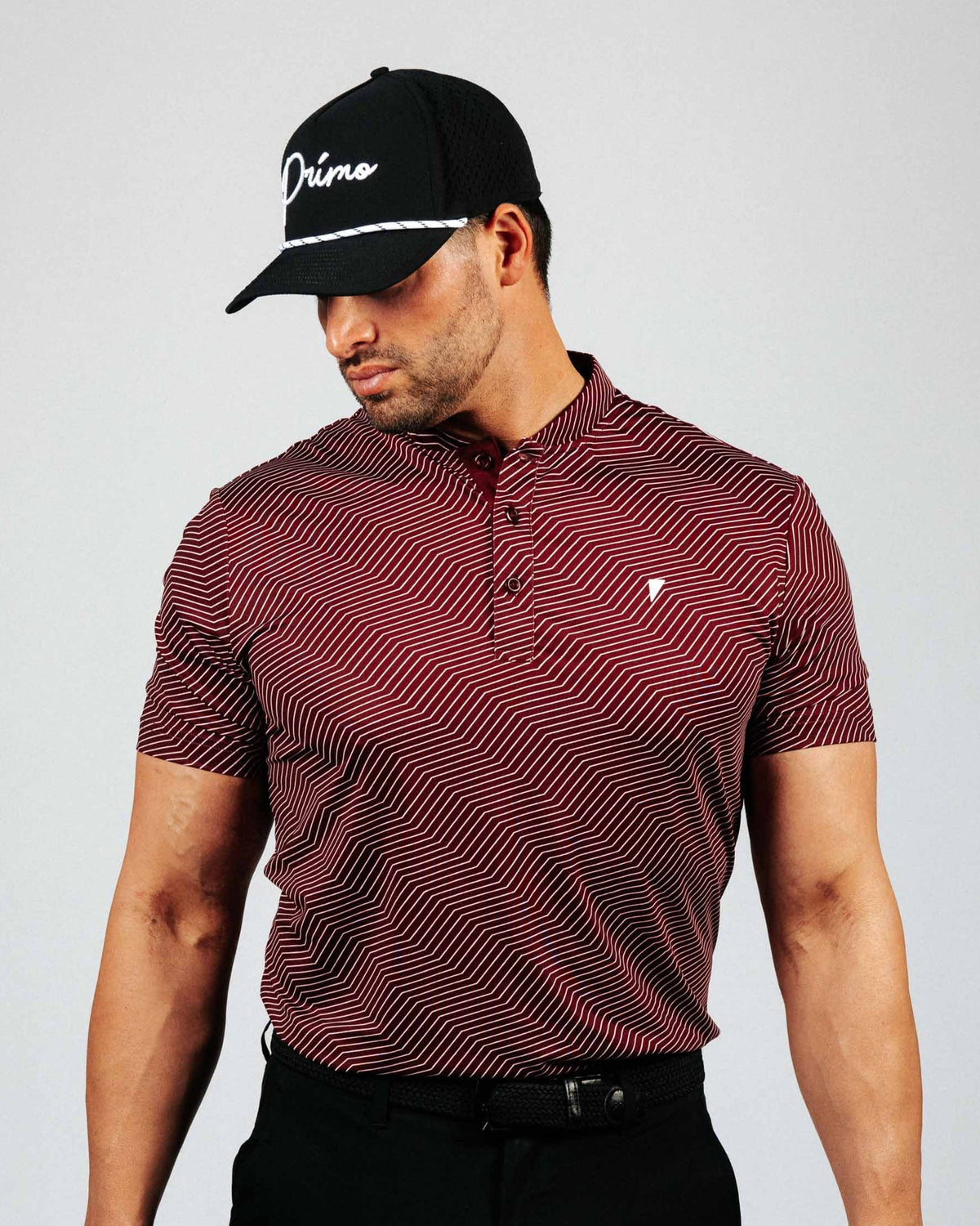 Blade Polo - Maroon Chevron
