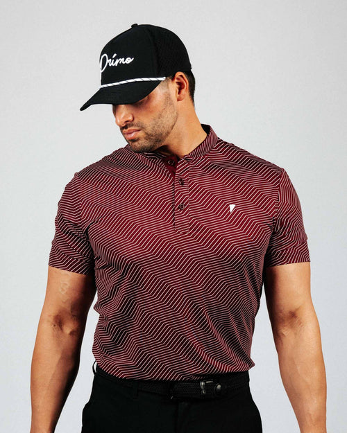 Blade Polo - Maroon Chevron