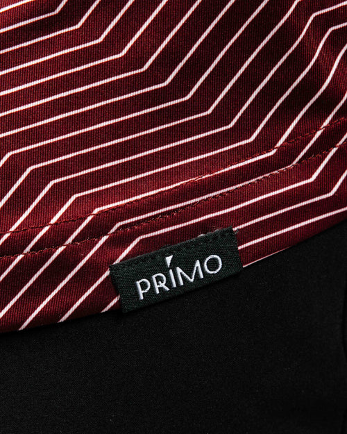 Maroon Chevron Blade Polo