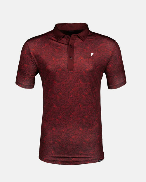 Maroon Ocean Spray Classic Polo