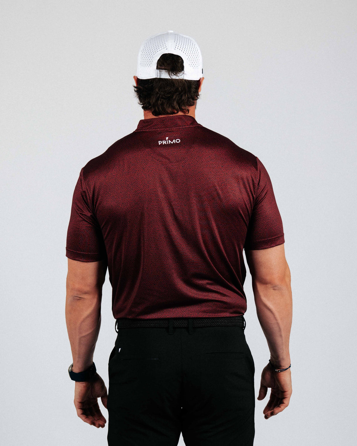 Maroon Pebble Blade Polo