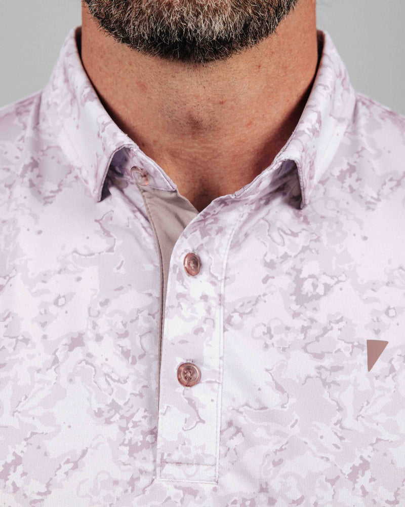 Mauve Marble Classic Polo