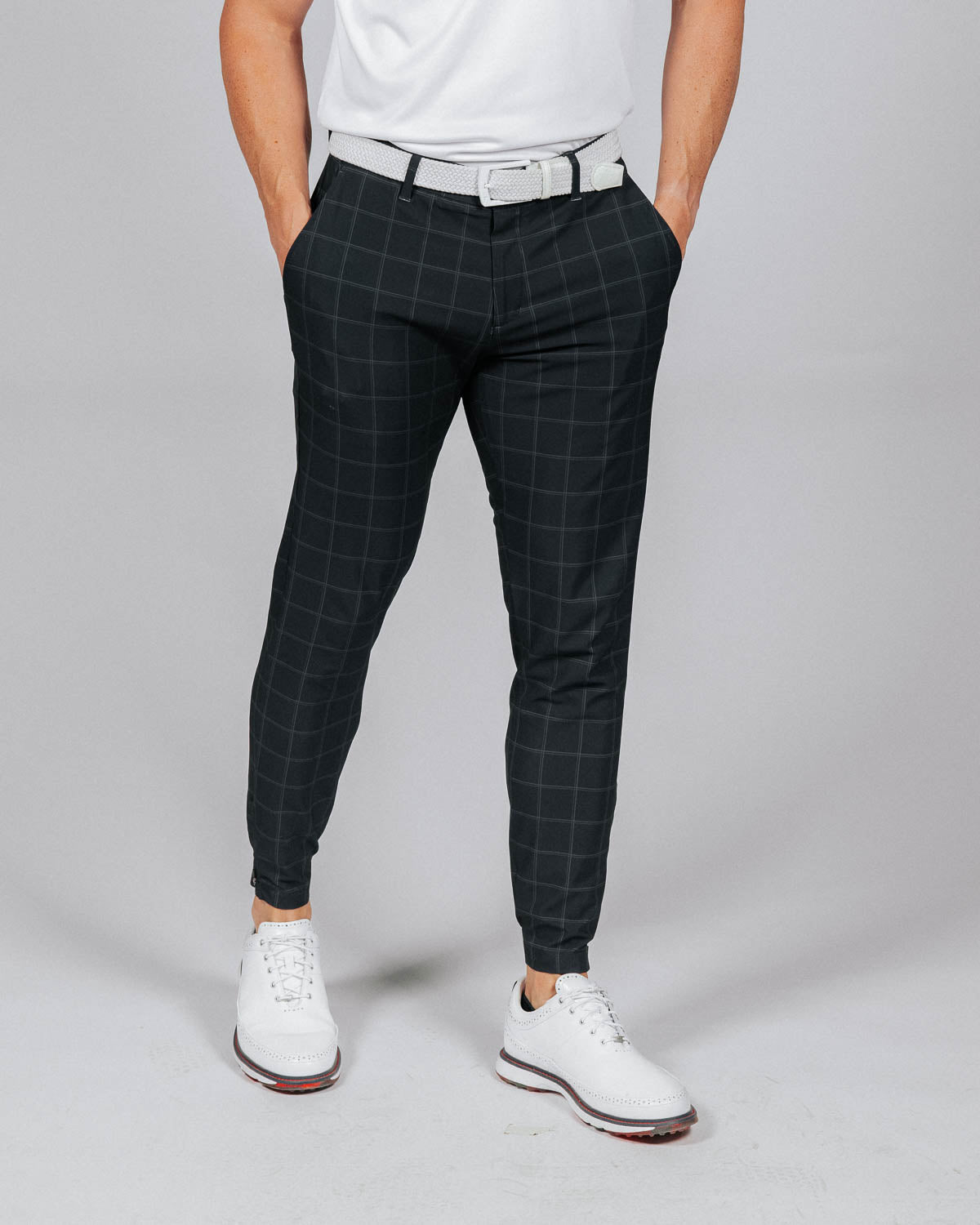 Men's Charcoal Plaid Golf Jogger – Primo Golf Apparel