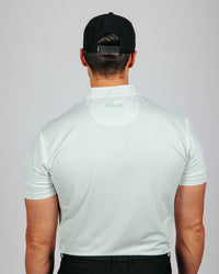 Mint Pebble Blade Collar Polo