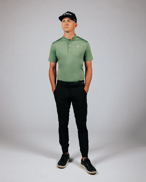 polo shirt moss green Mosswood Blade Collar Polo Mosswood / 2XL