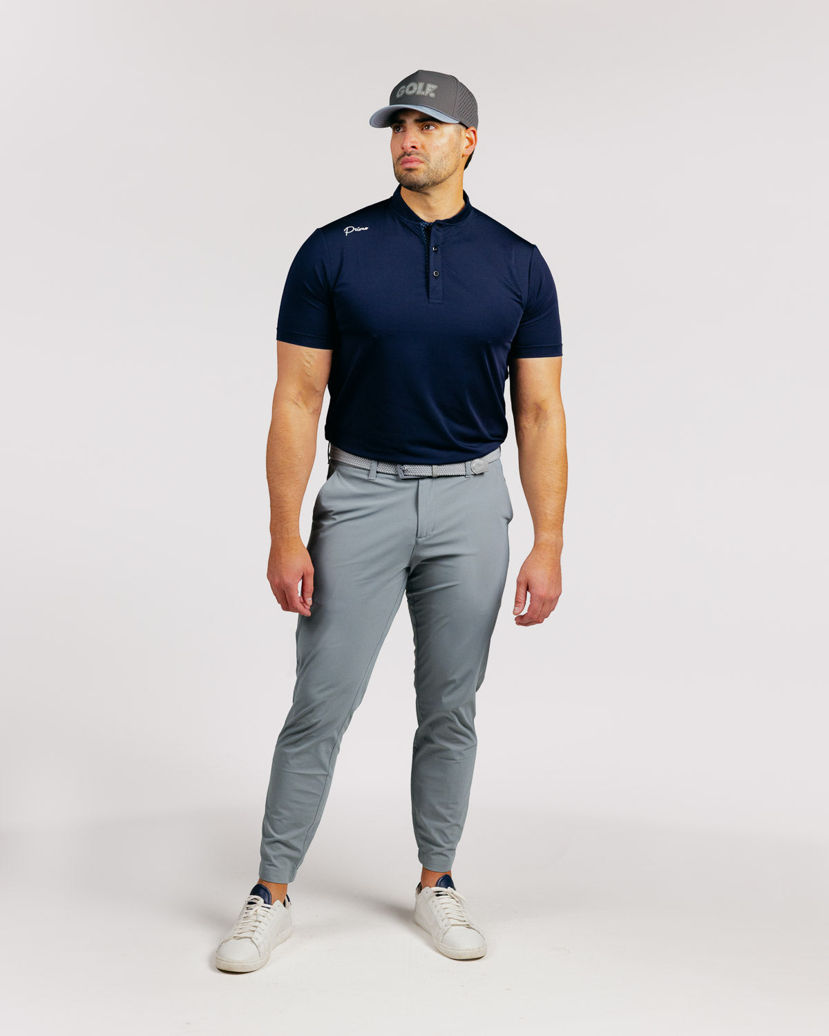 Navy Cursive Classic Polo – Primo Golf Apparel