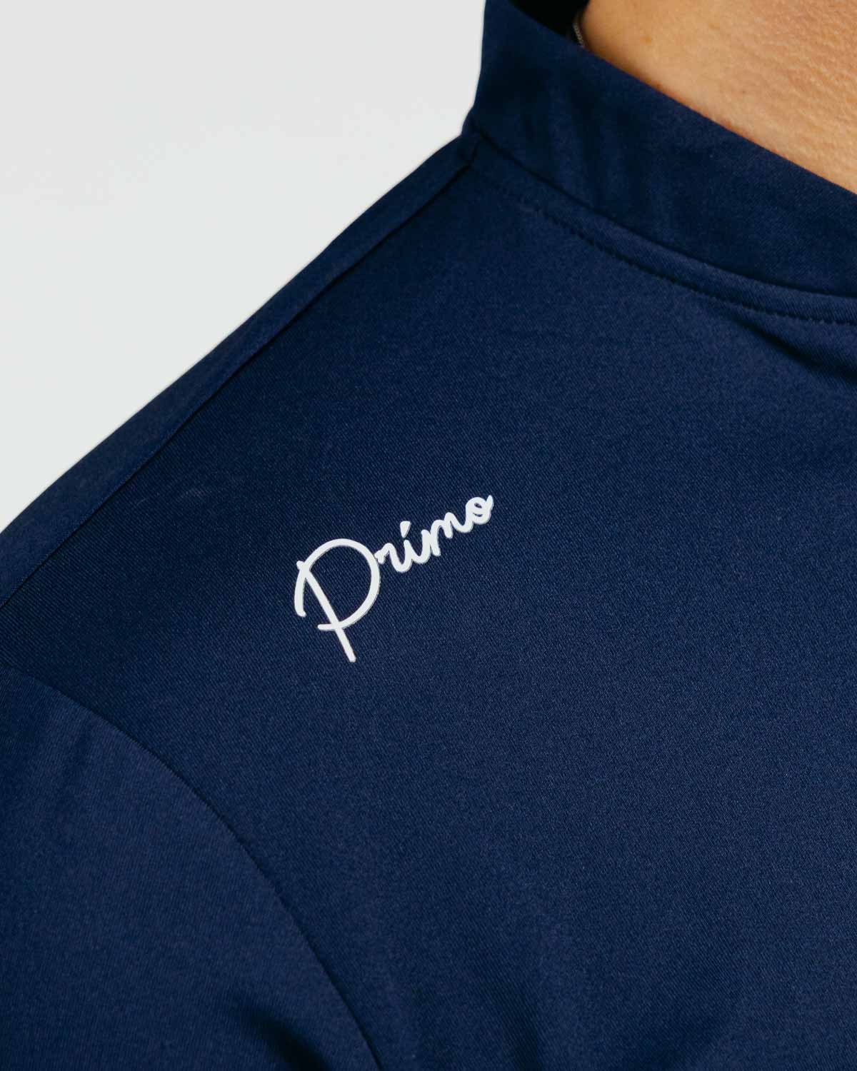 Navy Cursive Blade Polo