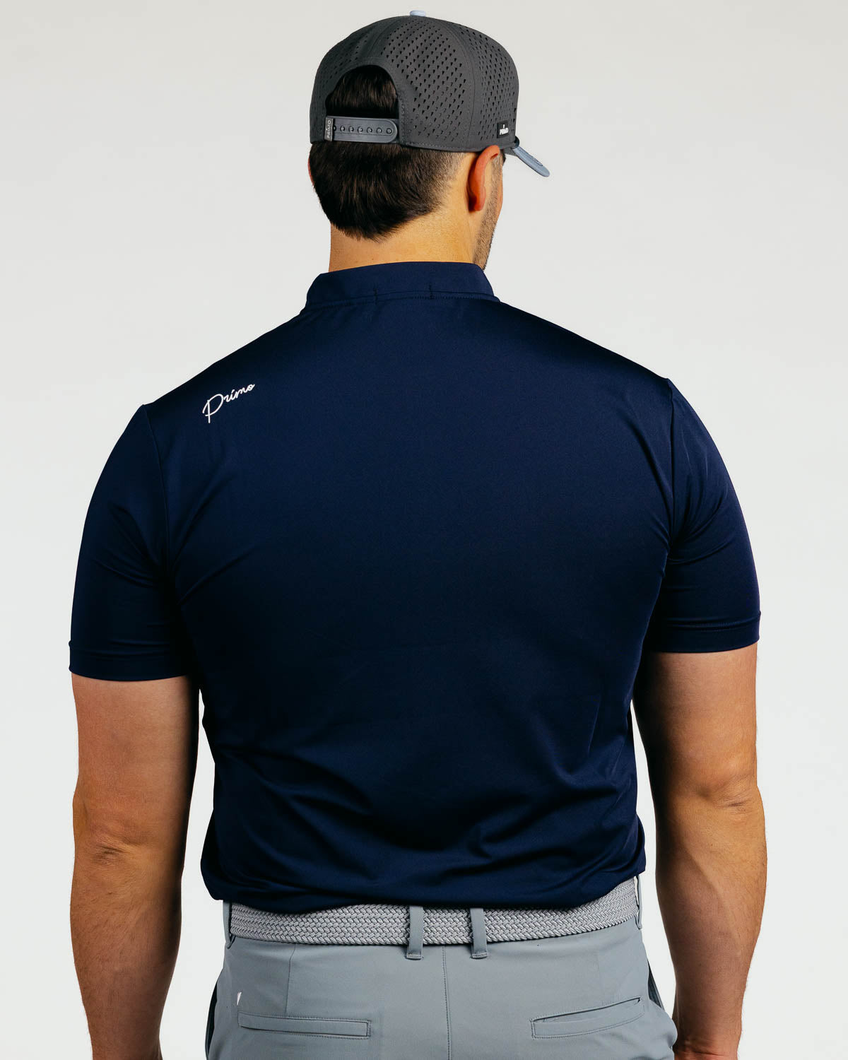 Navy Cursive Classic Polo – Primo Golf Apparel