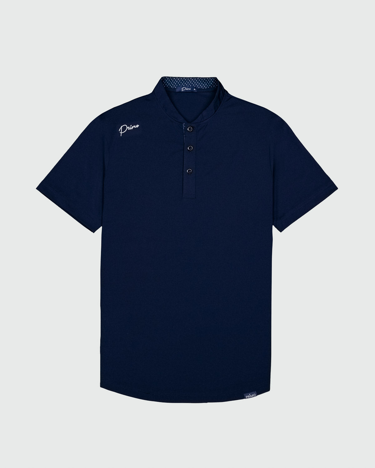 Navy Cursive Blade Polo