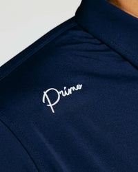 Navy Cursive Classic Polo