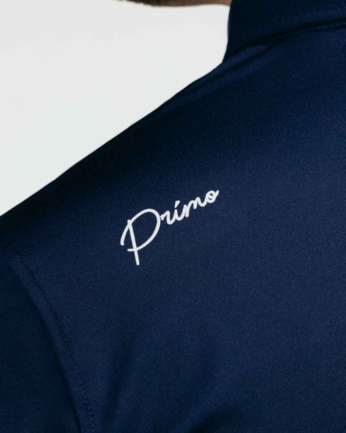 Navy Cursive Classic Polo