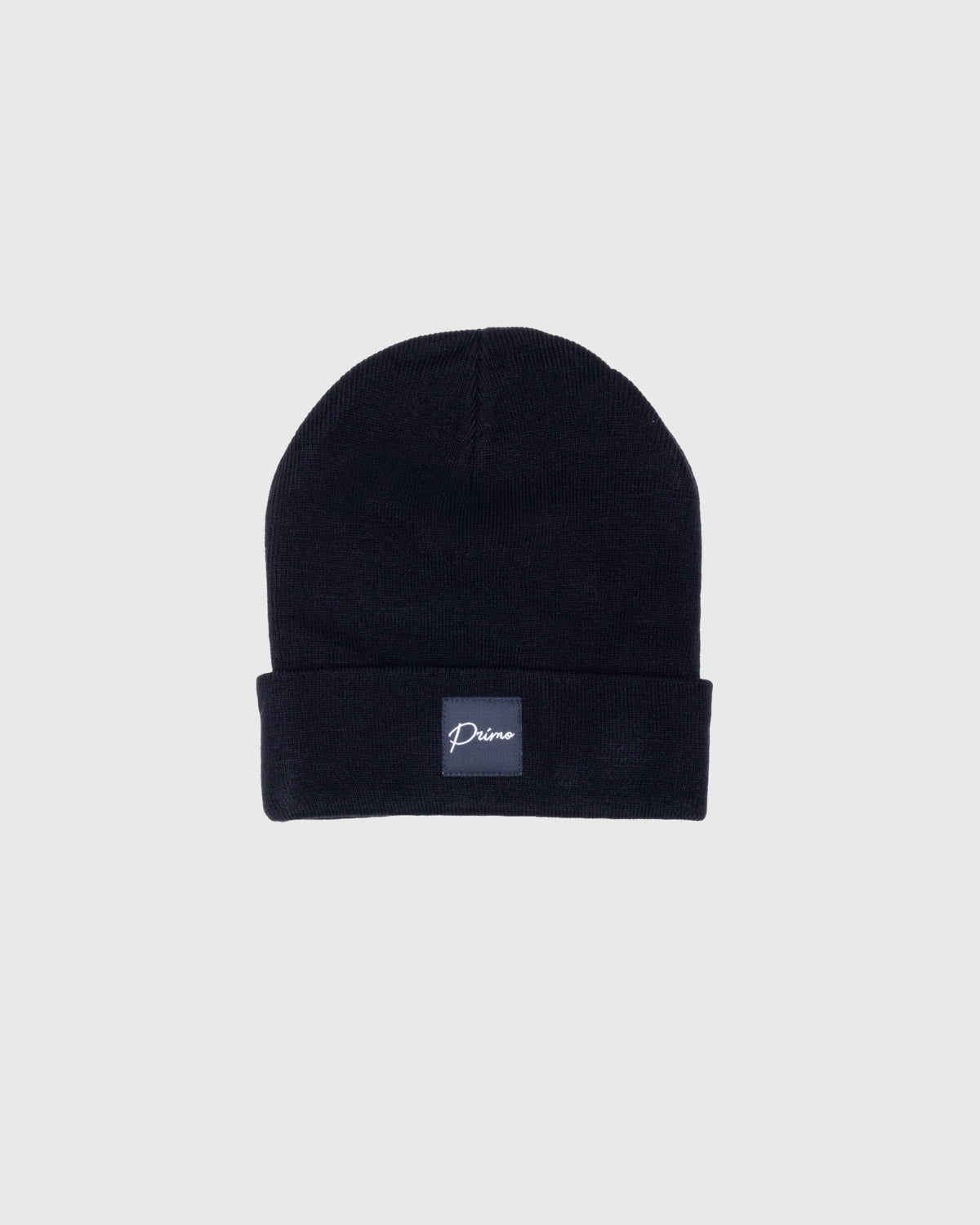 Navy Cursive Beanie