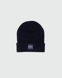 Navy Cursive Beanie