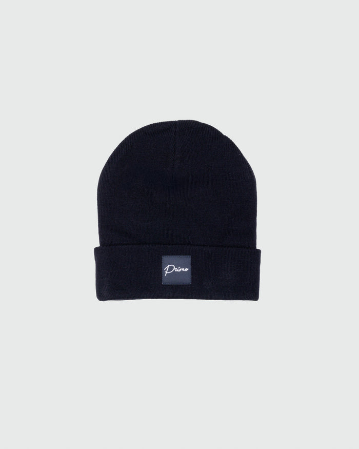 Men’s Cursive Beanie - Navy