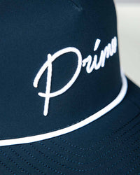 Navy Cursive Hat