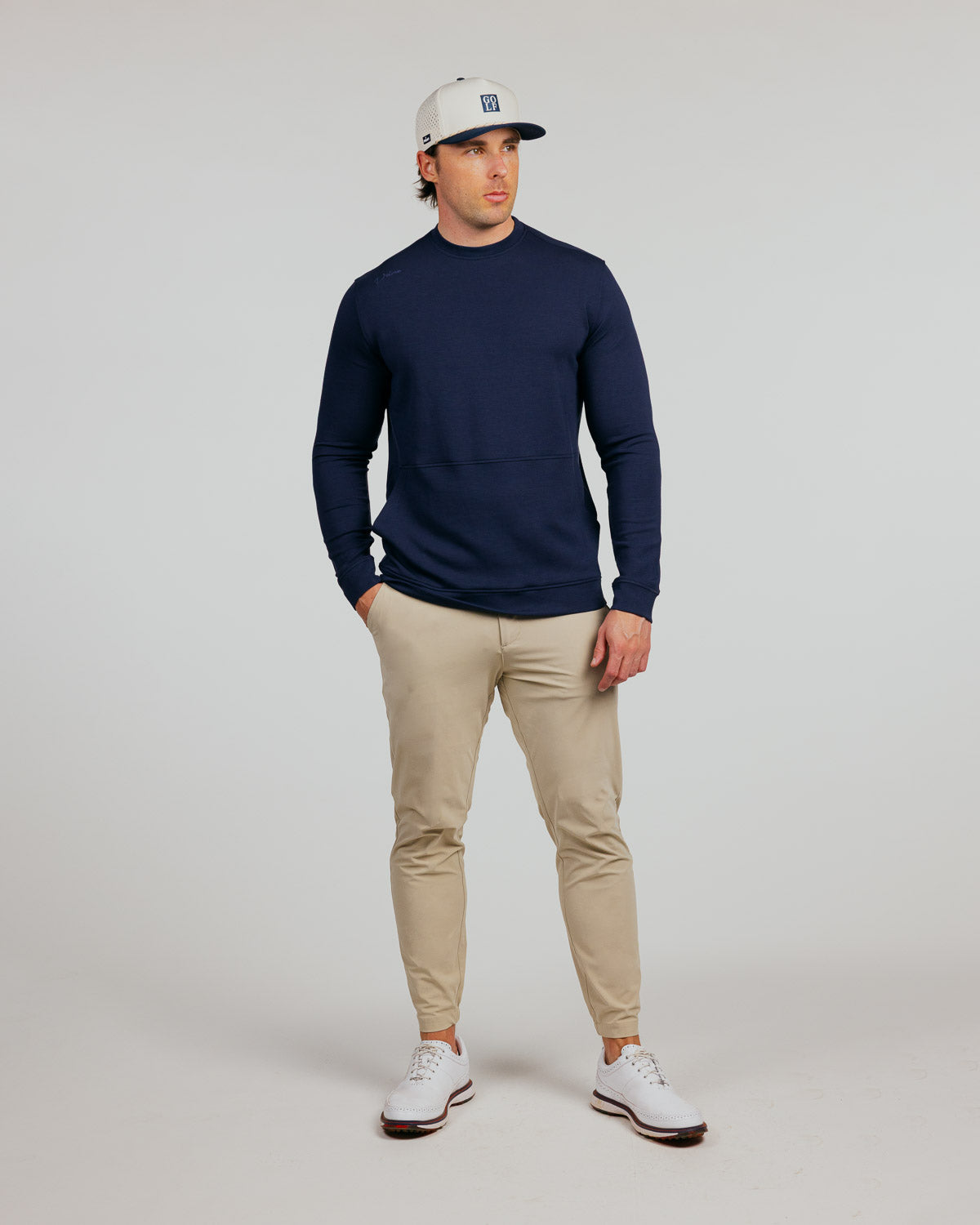 Navy Fairway Crew Neck