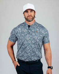 Blade Polo - Microfloral Navy
