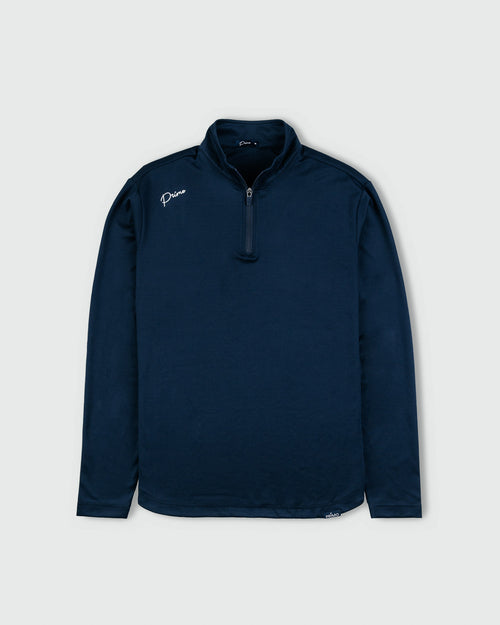 Navy Cursive Quarterzip
