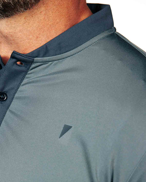 Two Tone Navy/Gray Blade Polo