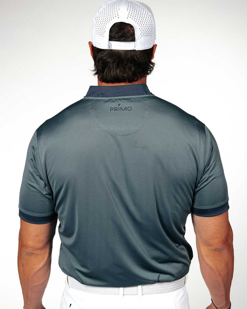 Two Tone Navy/Gray Blade Polo