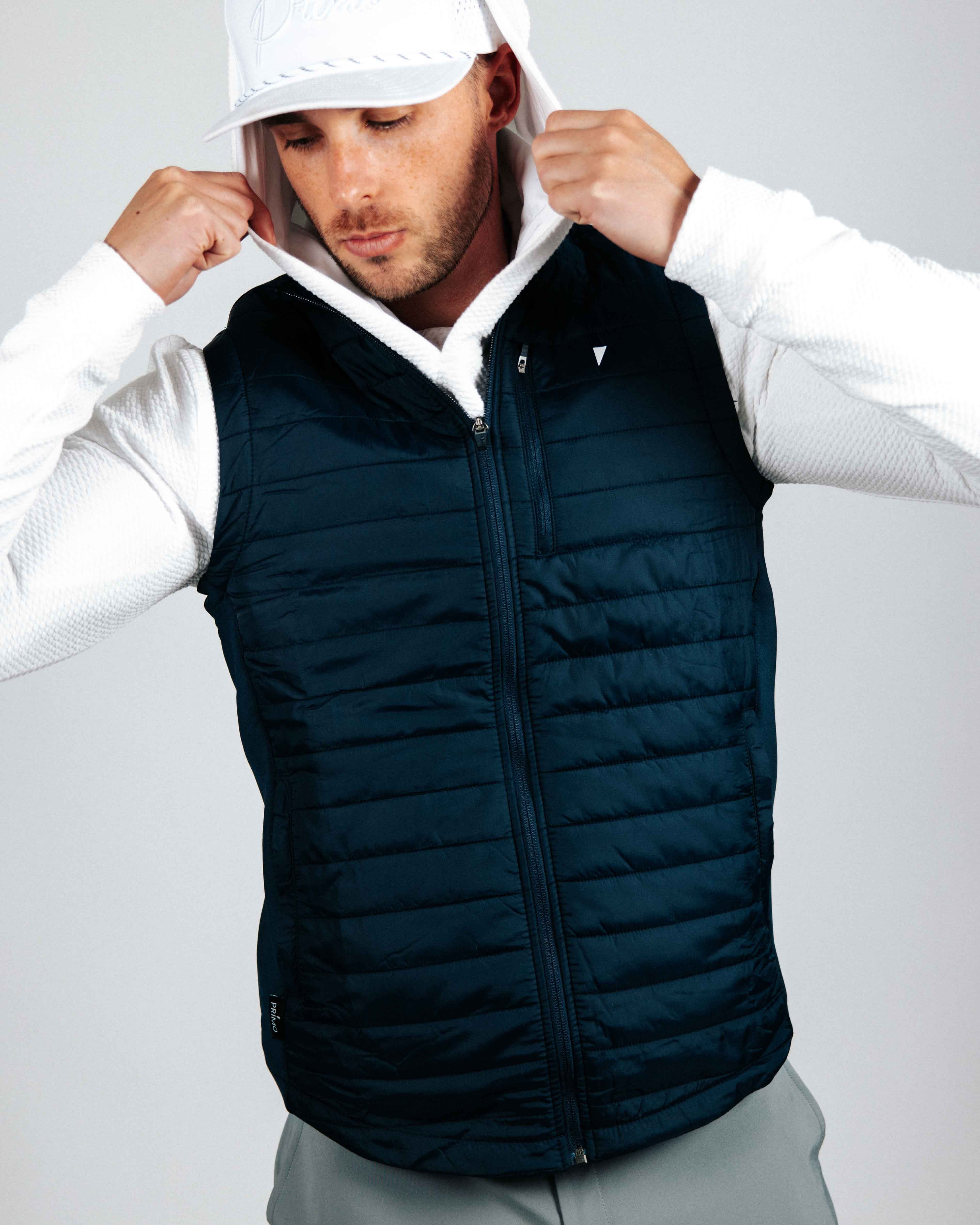 Navy Puff Vest – Primo Golf Apparel