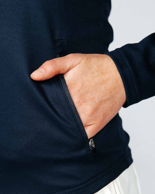 Women's Navy Quarterzip