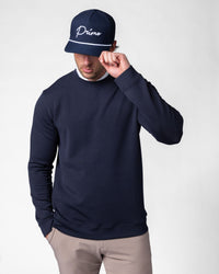 Navy Cursive CoreSoft Crew