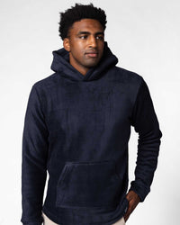 Navy Polar Fleece Hoodie