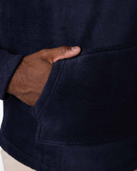 Navy Polar Fleece Hoodie
