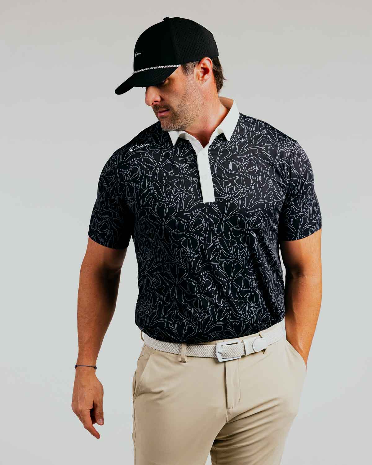 Cursive Classic Polo - Night Sketch