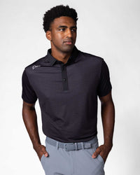 Cursive Classic Polo - Obsidian